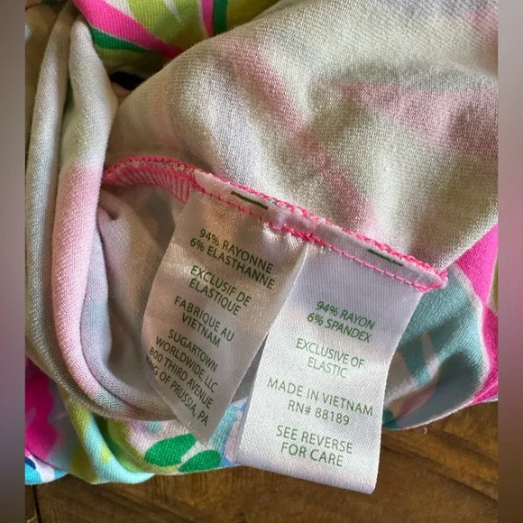 Lilly Pulitzer Lana Off The Shoulder Skort Romper XXS - Picture 9 of 9